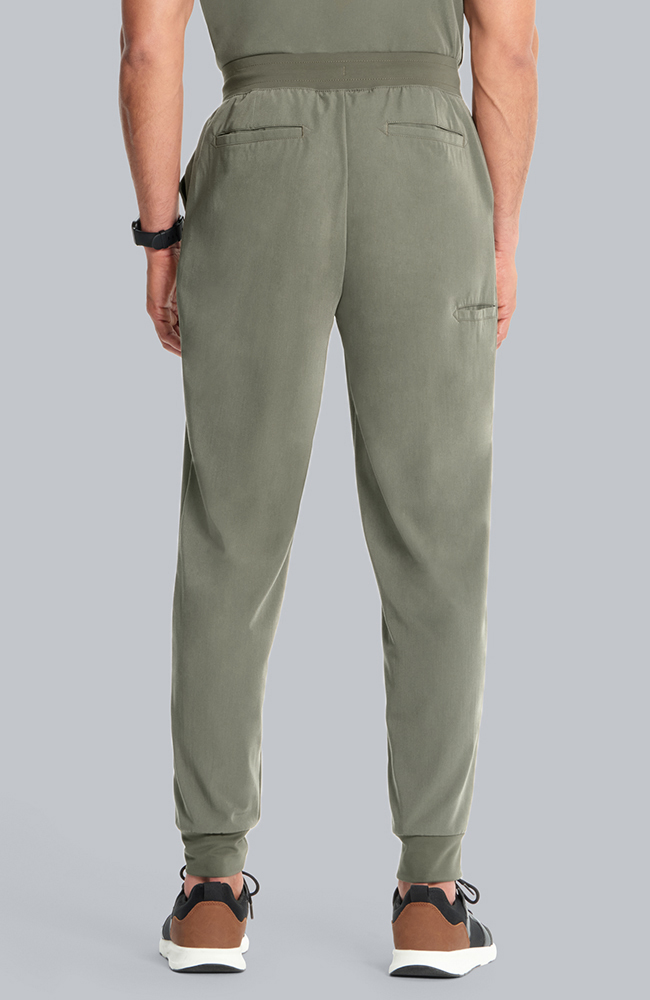 Men's Scrub Set: Vapor 3-Pocket Top &  Drift Jogger Pant, OLV Olive | olive, large