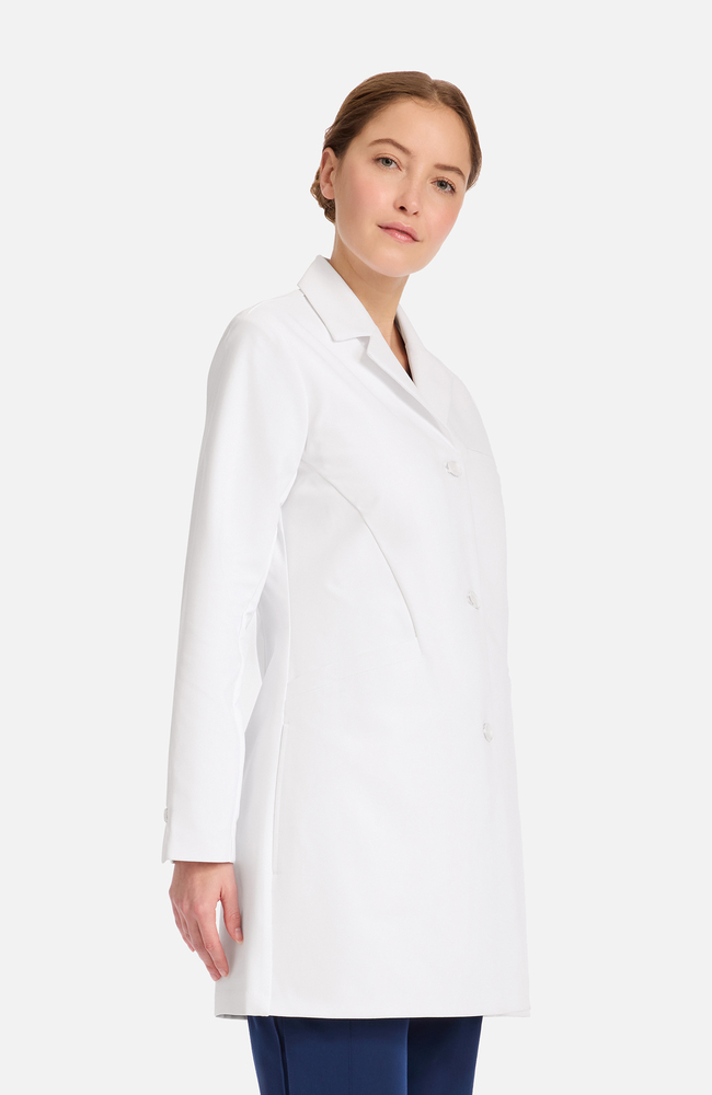 Women's Joycelyn 34" Lab Coat, WHT White | white, large