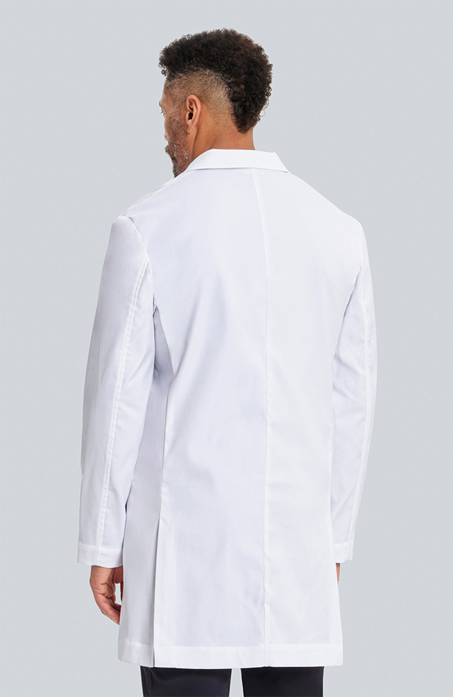 Men's H. W. Cushing Slim Fit 36" Lab Coat, WHT White, large