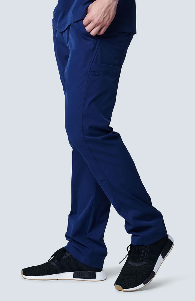 Men's Summit Cargo Drawstring Scrub Pant, NAV Navy Blue, large