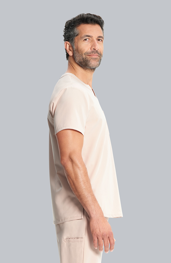 Men's Cirrus Split Crew Neck Scrub Top, , large