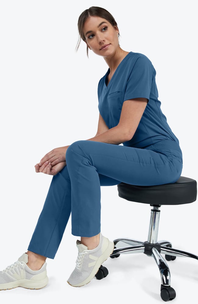Women's Argon Scrub Pant, OCE Ocean | blue, large