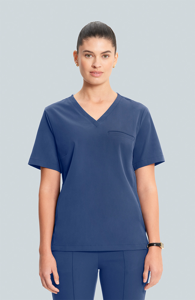 Women's Vista V-Neck Scrub Top, , large