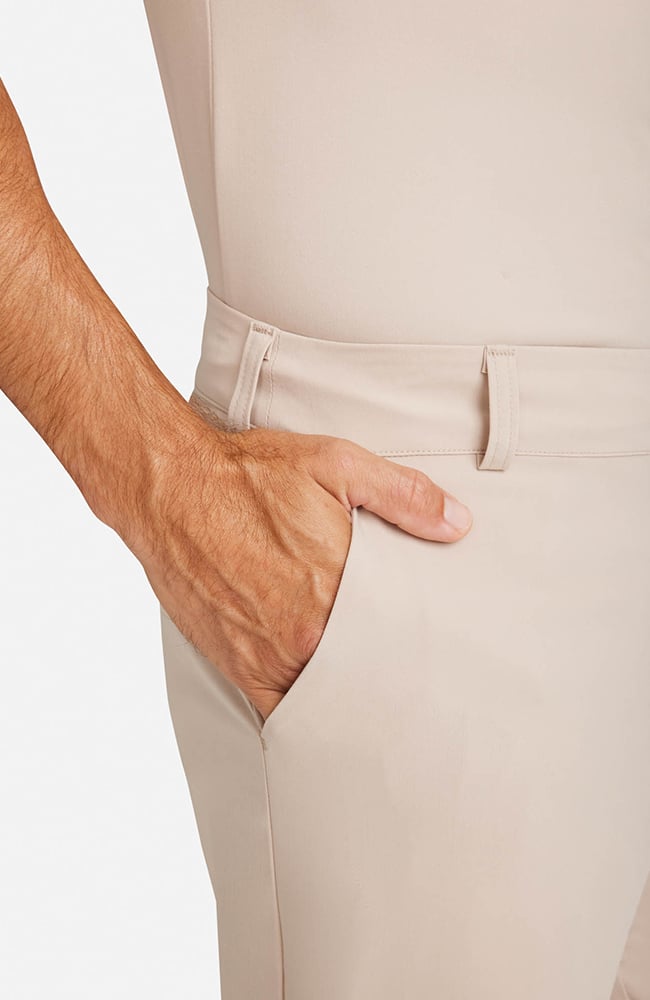 Men's Cuffed Trouser Scrub Pant, , large