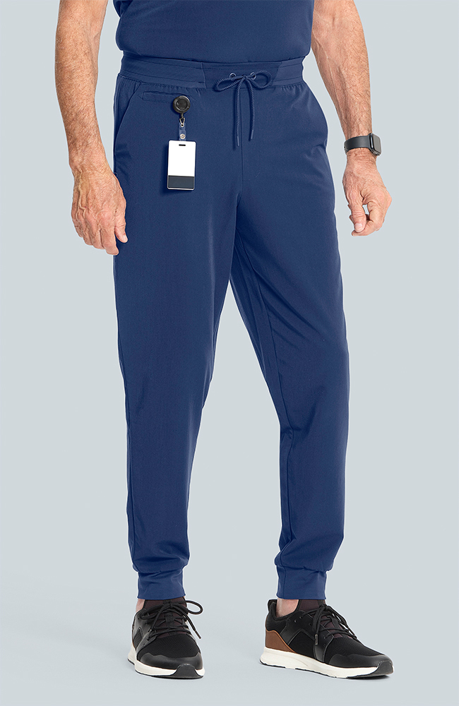 Men's Drift 6-Pocket Jogger Scrub Pant, NAV Navy, large