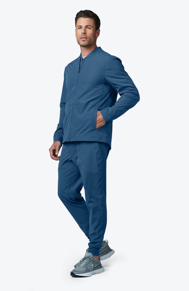 Men's Ascent Jogger Scrub Pant, OCE Ocean | blue, large