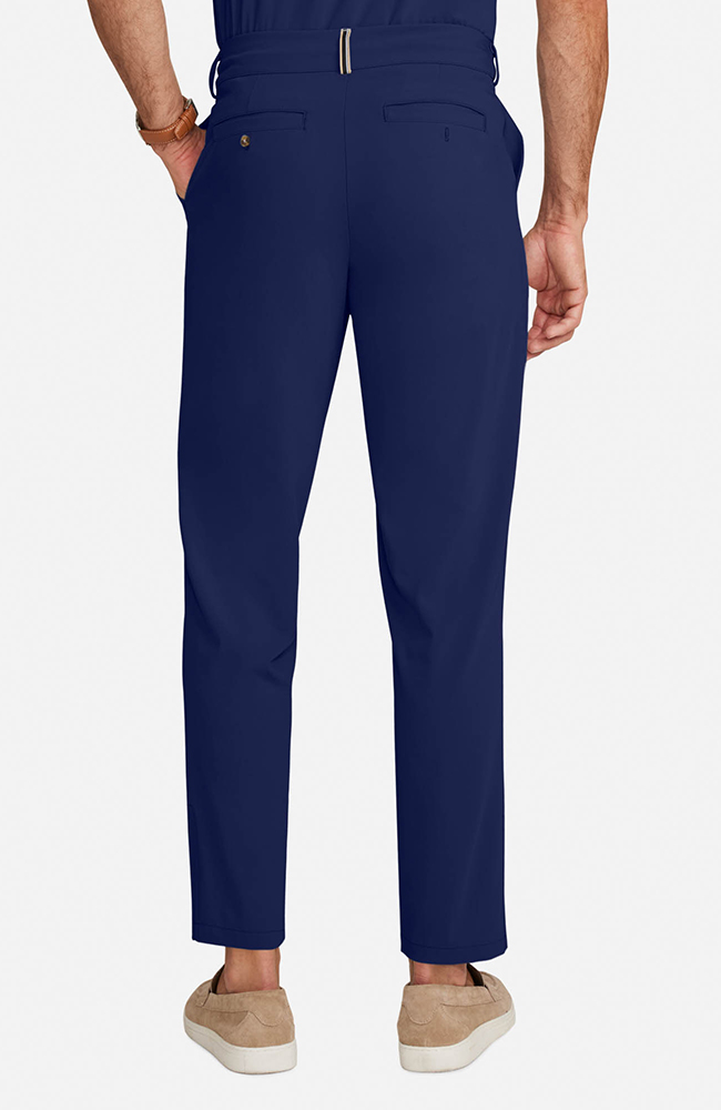 Men's Cuffed Trouser Scrub Pant, NAV Navy | navy, large
