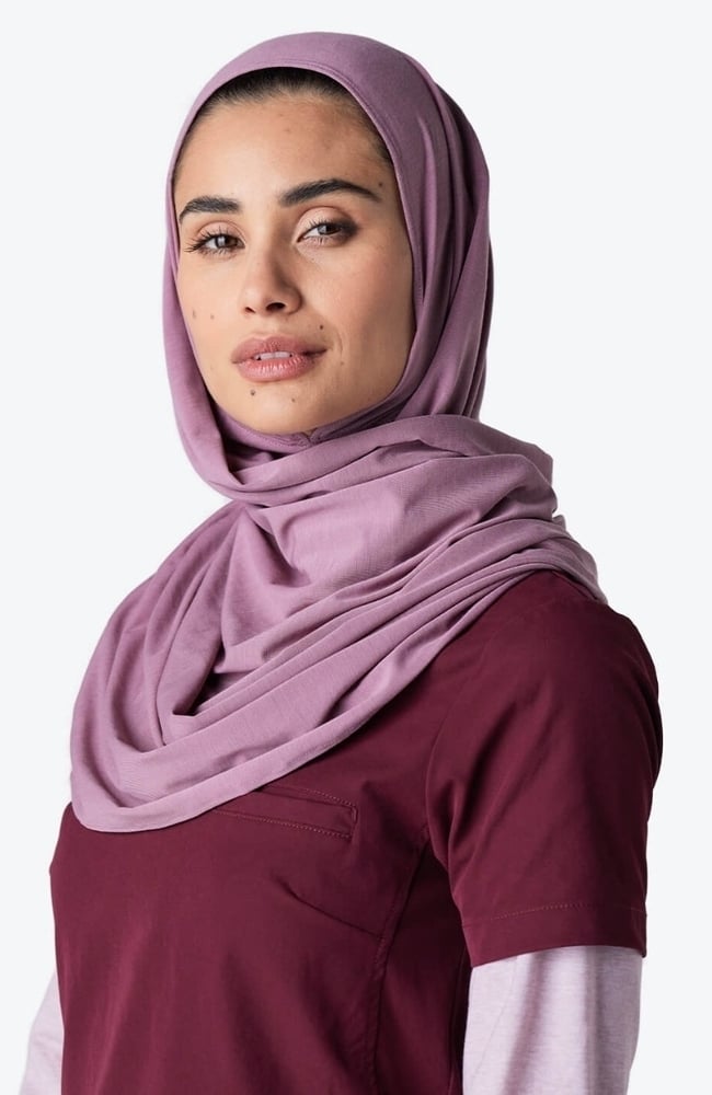 Women's Medical Hijab, DRS Dusty Rose | purple, large