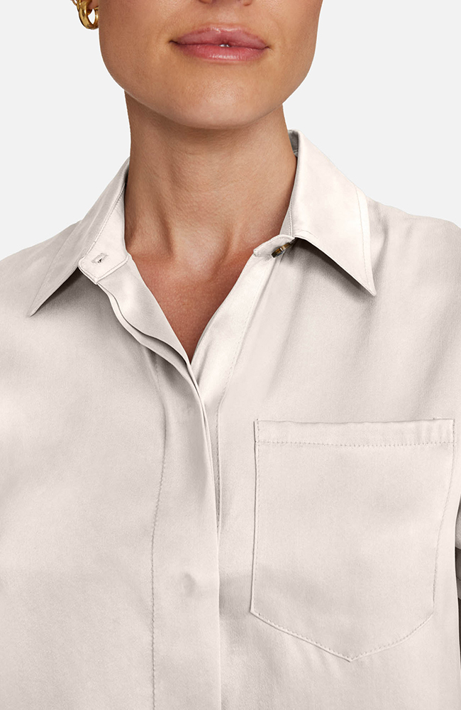 Women&rsquo;s Cropped Button-Up Scrub Top, , large